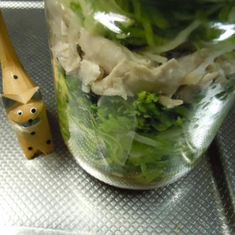 緑大根で簡単作り置きできる中華風サラダ
